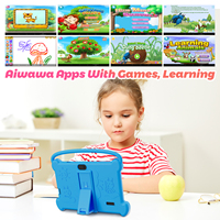 Tablet Edukasi 7 Inch Sistem Android untuk Anak, Promo Hot Sale, Cocok untuk Bermain Game, RAM 2+2GB, ROM 32GB