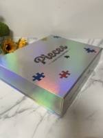 Meistverkaufte Zusammenklappbare Magnetbox Laser-Papierbox Handgefertigte Hochwertige Exquisite Geschenkbox für Kleidungsverpackungen