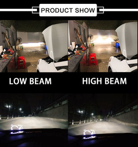 Huajian siêu Sáng 9005 <span class=keywords><strong>9006</strong></span> LED Đèn pha Bóng đèn 12V Nhà Máy Giá H4 R6-2 7000k Nhiệt độ màu cho phía trước đèn 20000LM - Product Image 6