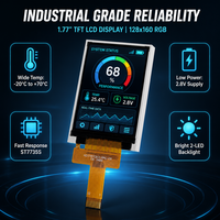 Layar LCD TFT 1,77 inci Laris Manis, Hemat Biaya dengan Pasokan Stabil Jangka Panjang, Mode Layar TN TFT LCD