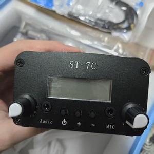 <span class=keywords><strong>Transmisor</strong></span> de Radiodifusión <span class=keywords><strong>FM</strong></span> Estéreo ST-7C de 1/7W con Dos Velocidades Ajustables, 76-108MHZ, Equipo de Audio - Product Image 3