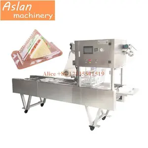 Máquina de sellado de cajas de sándwich triangular, doble hilera, paquete de comida rápida, mapa, línea de sellado de cajas de Papel Sándwich para desayuno - Product Image 1