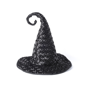 Chapeau de sorcière Luling Yaoyao, taille unique, noir, tissé, pour fête costumée d'Halloween - Product Image 3