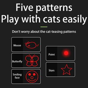 3 Trong 1 Có Thể Sạc Lại Màu Tím Ánh Sáng Mèo Đồ Chơi Đa-Mô Hình Laser Teaser & Vui Mèo Bút Vật Nuôi Tương Tác Mèo Con Trỏ Laser Đèn Pin - Product Image 4