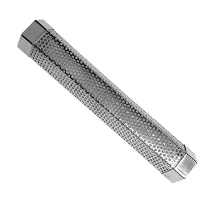 Tube de fumée à granulés de 12 pouces, outil de cuisson, accessoires de Barbecue pour fumer de la viande, Tube à granulés hexagonal en acier inoxydable 304