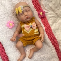 Poupée Reborn en Silicone Souple de 12 Pouces, Réaliste, Adorable, pour Réconforter les Enfants, Cadeau Idéal pour Bébé