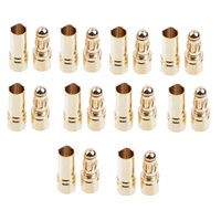 Connecteur banane doré 3,5 mm pour batterie ESC RC, moteur, drone RC, avion, bateau RC