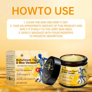 Creme <span class=keywords><strong>Natural</strong></span> de Alívio da Dor nas Articulações com Veneno de Abelha Chinês para Alívio da Dor no Pescoço e Ombros, Pomada Suave para Dor nas Articulações Atacado - Product Image 6