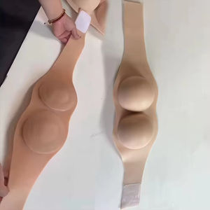 Top de tubo, pechos de silicona, ropa interior sin tirantes, relleno de algodón de silicona para el pecho, recuperación del cáncer de mama, Sujetador de copa B/C/D/E - Product Image 5