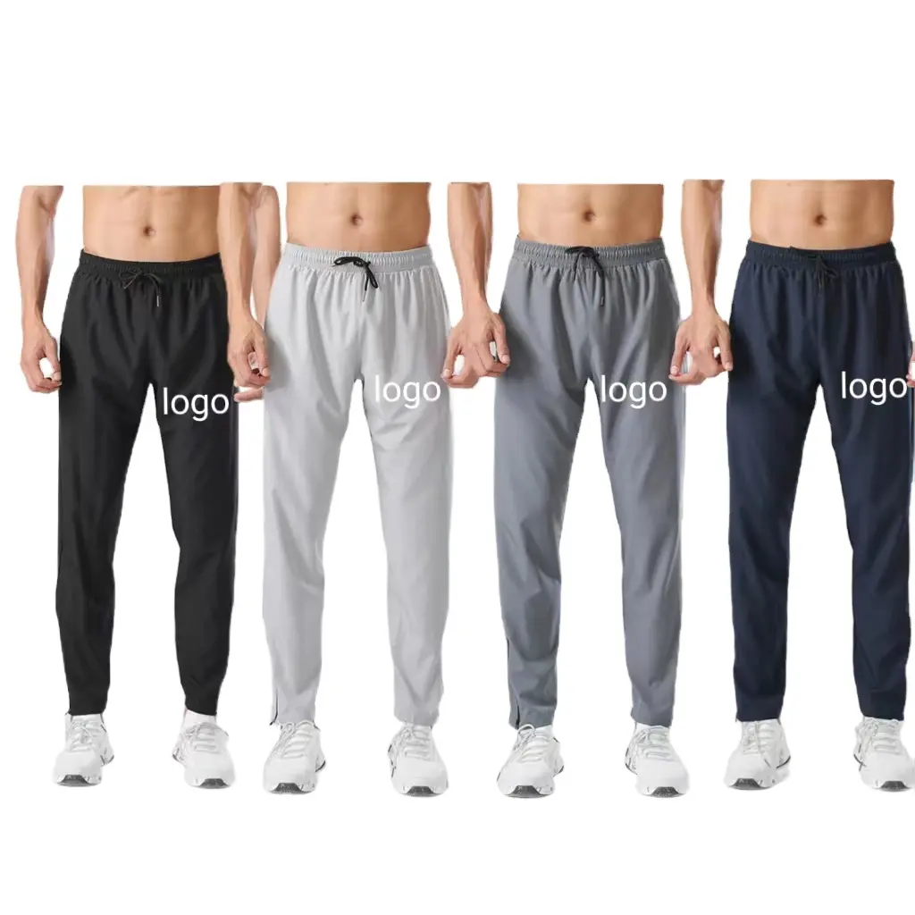 2022 New Design Men Tracksuit Sport Gym Training Pants Men Quick-dry Jogger Pants Loose Drawstring Breathable Sweatpants
