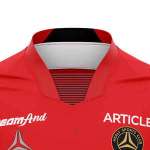 قميص كرة قدم رجعي مخصص بجودة أصلية وطباعة رقمية للرجال والأطفال والنساء - Product Image 3