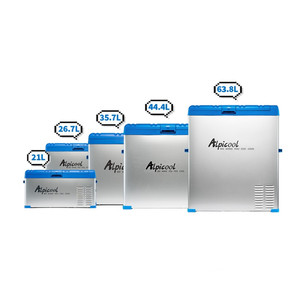 <span class=keywords><strong>Alpicool</strong></span> Boîtier de réfrigérateur en métal bleu <span class=keywords><strong>40</strong></span> litres Compresseur 12V DC Refroidissement automatique Conçu pour les pêcheurs Refroidissement efficace - Product Image 2