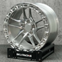 Jantes forgées Bku 5x120.65 Beadlock 18 19 20 pouces, finition polie, pour Chevrolet Corvette C6 C5 C7 C8 C4 ZR1 Z06