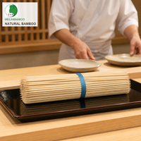 Brochettes en bambou rondes durables de 3,0 mm, longueur 20 cm, bâtonnets à satay pour la restauration d'Asie du Sud-Est