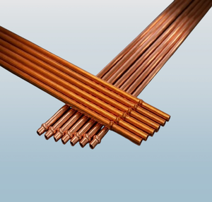 Tube capillaire en cuivre industriel perlé des deux côtés, composant de précision pour la climatisation et la réfrigération HVAC - Product Image 1