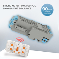 CB82B 702PCS Kit de Robot Programable STEM DIY 12 en 1, Juego de Ladrillos Educativos de Ciencia, Juguete de Construcción Electrónico Compatible con WeDo 2.0