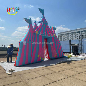 Arco de rayas coloridas <span class=keywords><strong>Carnaval</strong></span> gigante <span class=keywords><strong>entrada</strong></span> de circo inflable - Product Image 5