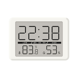 Reloj electrónico Delgado Minimalista Digital LCD Pequeño reloj despertador Temperatura multifuncional - Product Image 4