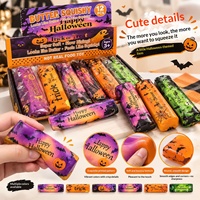 Jouet créatif anti-stress en forme de bâton de beurre, ultra-doux en PU, à rebond lent, pour Halloween, en boîte, idéal pour l'export.