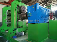 Machine à Calendrier en Caoutchouc de 550 mm à Commande PLC, Broyeur à Deux Rouleaux avec Refroidissement par Eau pour le Compostage du Caoutchouc