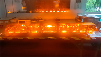 Barras de Luces de Advertencia de Emergencia Ámbar Súper Largas de 63 Pulgadas, 12V, Halógenas, Rotatorias, LED, Estroboscópicas, para Camiones de Bomberos