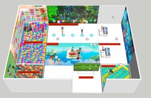 Jeu de tir interactif d'intérieur <span class=keywords><strong>Smash</strong></span> throw shot avec projecteur mural interactif et système de jeu - Product Image 4