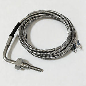 Sensore di Temperatura Industriale <span class=keywords><strong>PT100</strong></span> in Platino ad Alta Precisione, Resistenza Termica Filettata, Sistema a 3 Fili con Sonda Singola - Product Image 1
