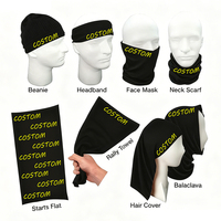 Bandana tubulaire sans couture personnalisée avec logo, protection solaire, impression personnalisée, pour la pêche à cheval