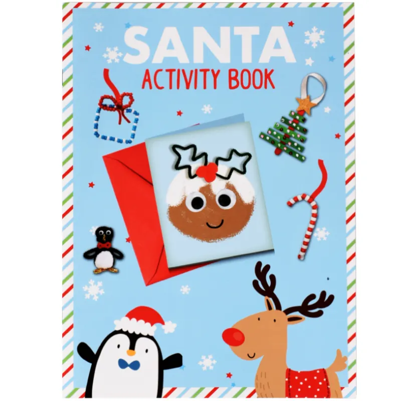 Santa Activity Book Customized Printing Book Christmas Theme Book