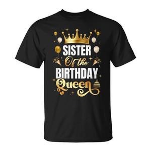 Camiseta a juego para fiesta de cumpleaños de la hermana de la Reina de los Cumpleaños - Product Image 1