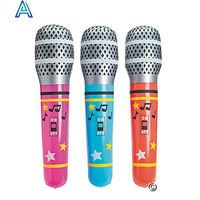 Énorme microphone gonflable en PVC personnalisé, imprimé, pour la publicité et les promotions.