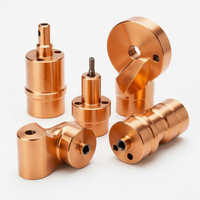 Electrodos Conductivos de Cobre de Alta Precisión, Mecanizados por CNC, Personalizados para Equipos Industriales de Transferencia Térmica y Eléctrica