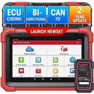 LAUNCH X431 CRP919X BT Elite OBD2 Scanner sans fil bidirectionnel, outil de diagnostic, codage ECU, FCA AutoAuth, 2 ans de mise à jour gratuite - Product Image 1