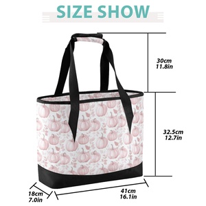 New Customs Logo Extra Large Heavy Duty Reusable Thermal Shopping Bag Cake Aluminum Foil Insulated Cooler Bag - Product Image 3