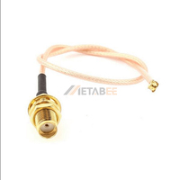 SMA à femelle UFL 4 90 degrés UFL/UFL câble RF mâle UFL-4 20cm 5G queue de cochon à faible perte