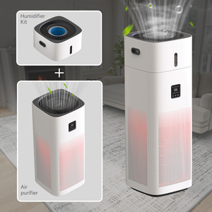 <span class=keywords><strong>Purificateur</strong></span> d'air et <span class=keywords><strong>humidificateur</strong></span> avec filtre HEPA pour toute la maison, double fonction, élimination efficace des allergènes, de la poussière, de la fumée et des odeurs, nettoyage efficace - Product Image 3