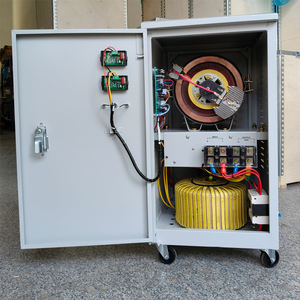Voltaj sabitleyici tek fazlı SVC TND-<span class=keywords><strong>30KW</strong></span> 30KVA giriş 150-250V çıkış 220V yüksek hassasiyetli tam otomatik Stabilize - Product Image 1