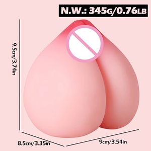Muñecas Masturbadoras Masculinas, Copa de Masturbación Vibratoria Desmontable, Masturbador de Bolsillo en Forma de Durazno de TPE para Adultos - Product Image 5
