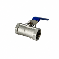 Vanne à boisseau sphérique monobloc manuelle pour applications eau, gaz, huile OEM
