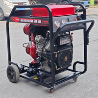 Pompe à eau diesel haute pression de 6 pouces avec moteur 2V92F bicylindre en V refroidi par air 4 temps, hauteur de refoulement max. 70 m, hauteur d'aspiration 7 m