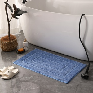 Lusso Super soffice tappeto da bagno a righe di alta qualità assorbente in microfibra Hotel antiscivolo soffici tappetini da bagno moderni in grande pelliccia - Product Image 3