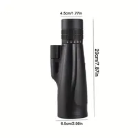 Monoculaire zoom 10-30X50 avec revêtement FMC et étanchéité à vie pour la chasse, le camping et l'observation à longue distance