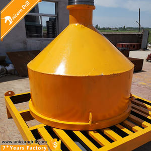 Foret licorne 37mn 5/ 45mn2 Matériaux de construction Putzmeister/ Schwing Trémie en béton résistant à l'usure - Product Image 6