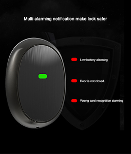 Elegant Modern Design High Class Split Style Hotel <b>Door</b> Lock Standard Cylinder Key Card Smart Lock HTY-600 Electronic Digital Sm - Product Image 1