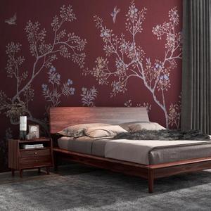 Duvar paneli için <span class=keywords><strong>3D</strong></span> çiçek altın çiçekli duvar kağıdı duvar su geçirmez ve anti-statik asya tasarım - Product Image 2