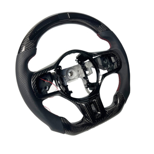 Volant sport en fibre de carbone en forme de D avec LED, vente directe d'usine, pour Mitsubishi Evolution EVO X 8 9 10 2008-2015 - Product Image 3