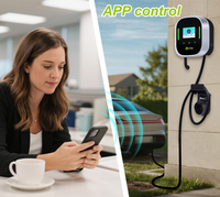Chargeur de voiture électrique intelligent 7kW 11kW 22kW, borne de recharge murale EV avec application Wifi, station de recharge domestique AC avec prise Type 1 Type 2 GBT NACS