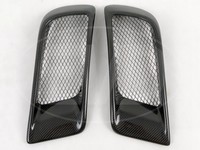 CONDUIT D'AIR EN FIBRE DE CARBONE STYLE RALLIART POUR 2008-2015 MITSUBISHI LANCER EVOLUTION EVO X