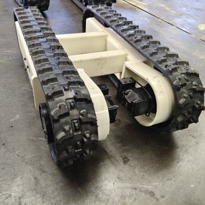 Mini telaio cingolato da 1 tonnellata di gomma da 2 tonnellate con motore idraulico cingolato per piccole attrezzature di perforazione - Product Image 3