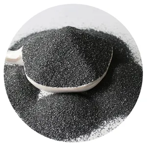 Aşındırıcı ve parlatma için % 99% saflık siyah silisyum karbür kum grit refrakter carborundum sic tozu